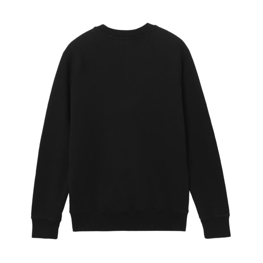 メゾンキツネ MAISON KITSUNE スウェット PALAIS ROYAL CLASSIC SWEATSHIRT プルオーバー ラグランスリーブ メンズ am00300km0001-bk｜mb-y｜02