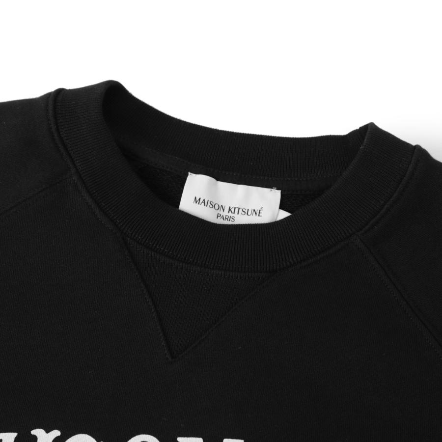 新品未使用　メゾンキツネ　スウェット　PALAIS  黒　Lサイズ MAISON KITSUNE メゾンキツネ スウェット PALAIS ROYAL CLASSIC