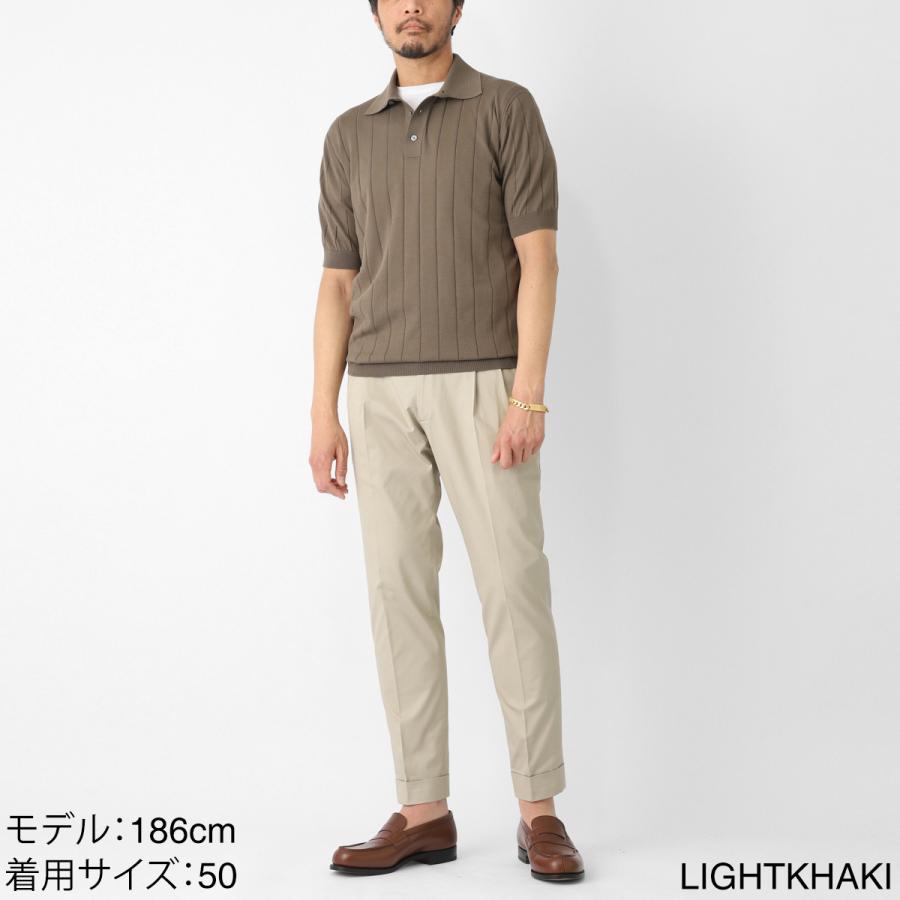 カマール スラックス Kamar ツープリーツ AMOS コットンパンツ メンズ