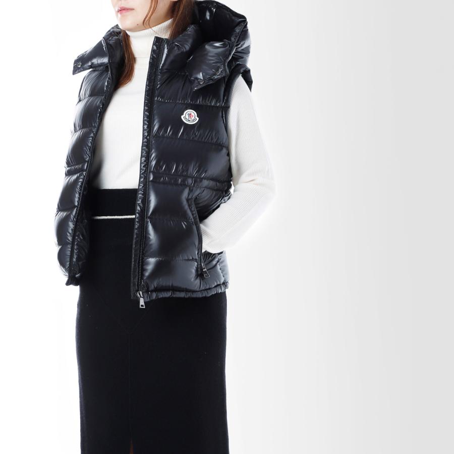 MONCLER モンクレール ダウンベスト ブラック レディース ania-1a00064 