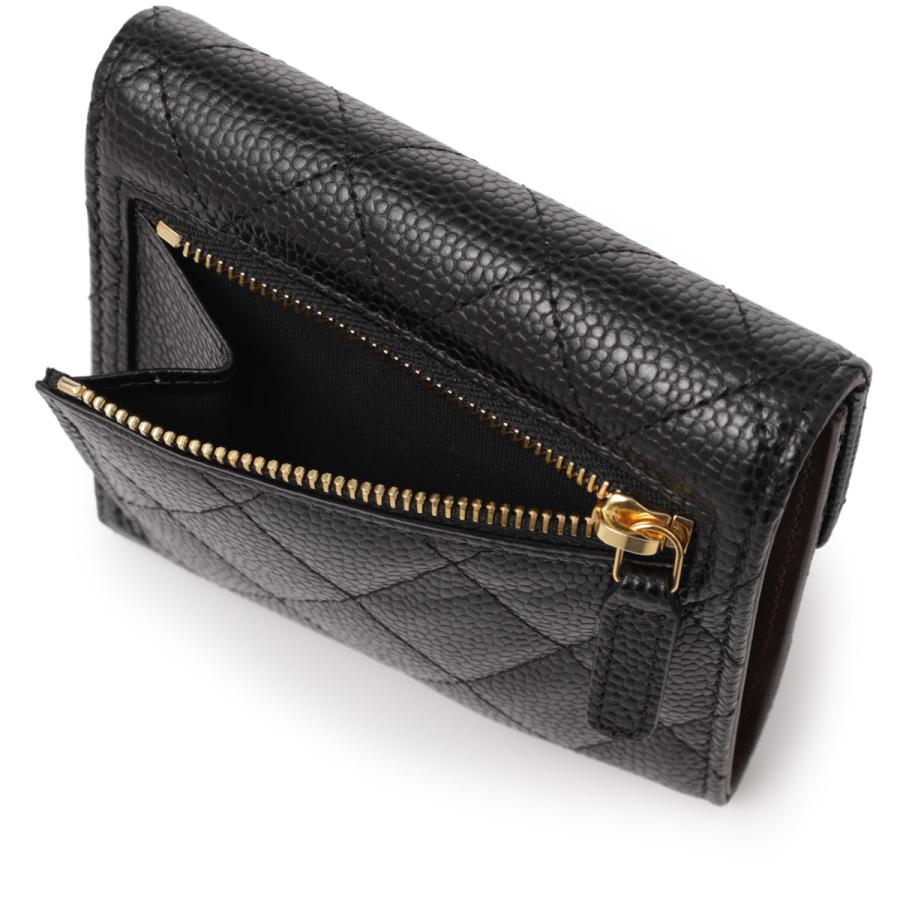 CHANEL 3つ折り財布 小銭入れ付き ap0231-y01864 シャネル CHANEL 3つ折り財布 小銭入れ付き MATELASSE ブラック