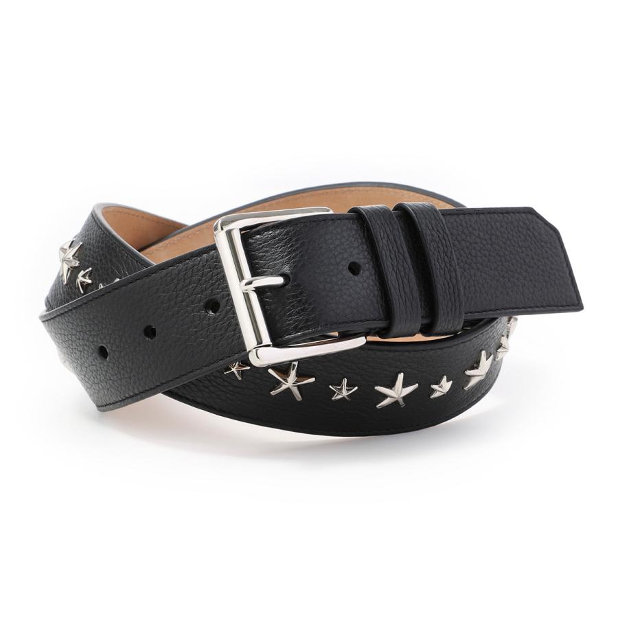 JIMMY CHOO（ジミーチュウ） レザーベルト ARCHER RCX ブラック メンズ