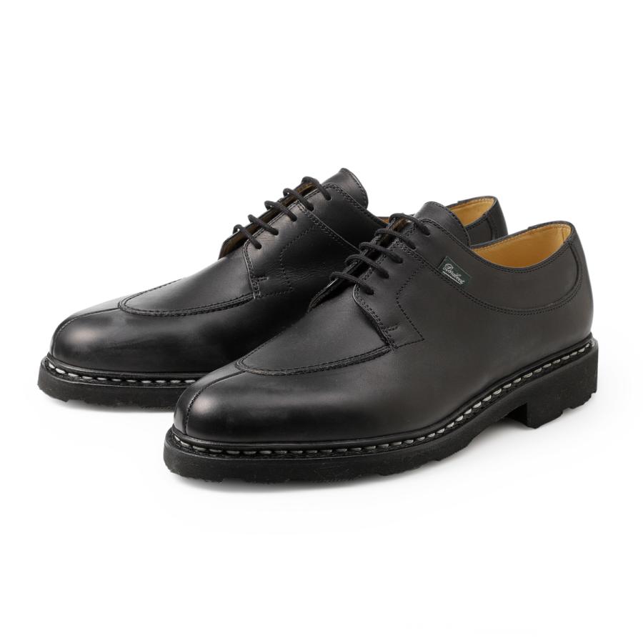 パラブーツ Paraboot レースアップシューズ AVIGNON アヴィニョン Uチップシューズ ブラック メンズ 705109-noirの画像