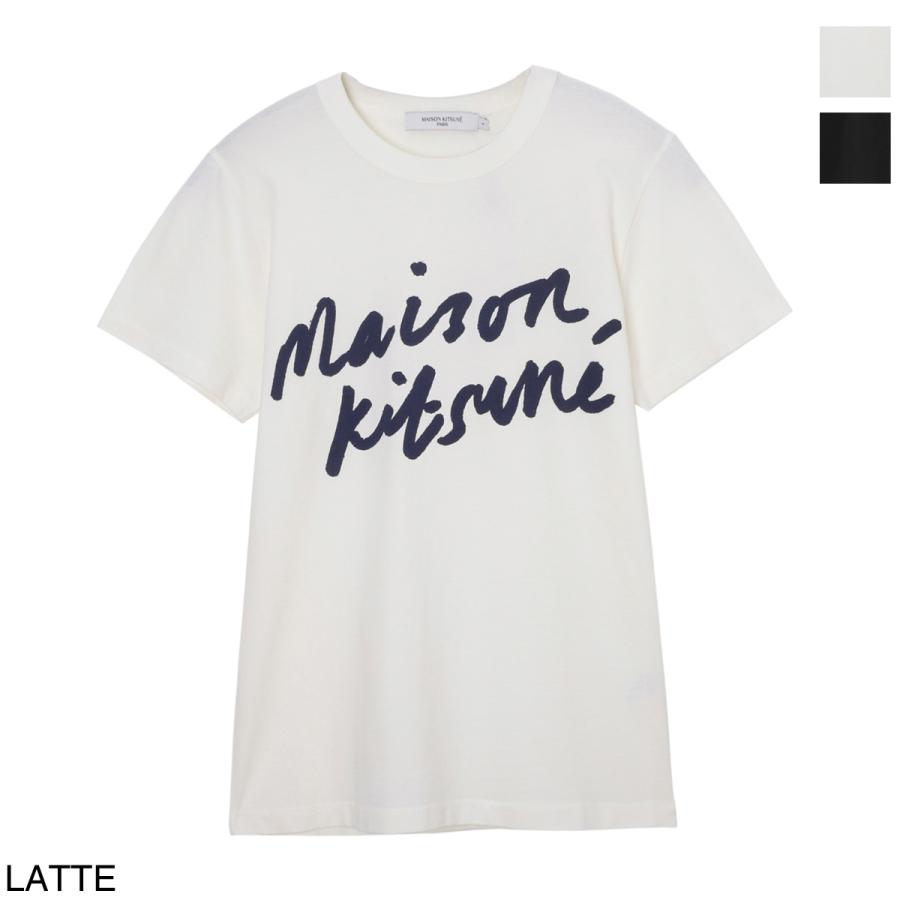 MAISON KITSUNE（メゾン キツネ） クルーネックTシャツ HANDWRITING