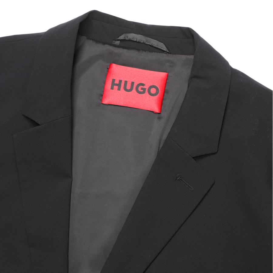 ヒューゴヒューゴボス HUGO HUGOBOSS シングル 2つボタンスーツ AWAY HU-GO223J セットアップ 大きいサイズあり ブラック メンズ｜mb-y｜05