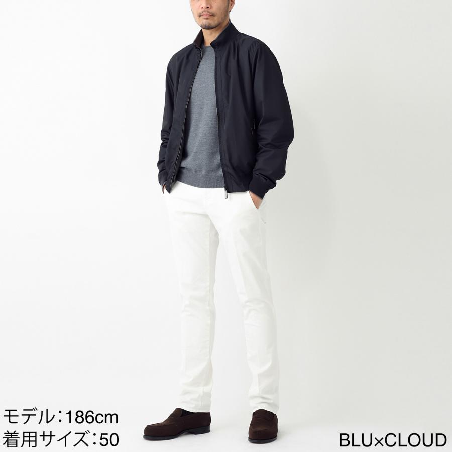 ムーレー MOORER ボンバージャケット AXTEN-KM アクステン リバーシブルジャケット 大きいサイズあり ブルー メンズ axten-km-blu-cloudの画像