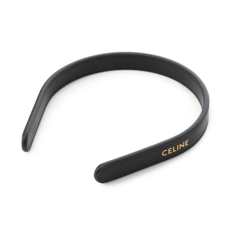 セリーヌ CELINE カチューシャ CELINE PARIS THIN HEADBAND ヘッドバンド ブラック レディース b104c-2l87-38ngの画像