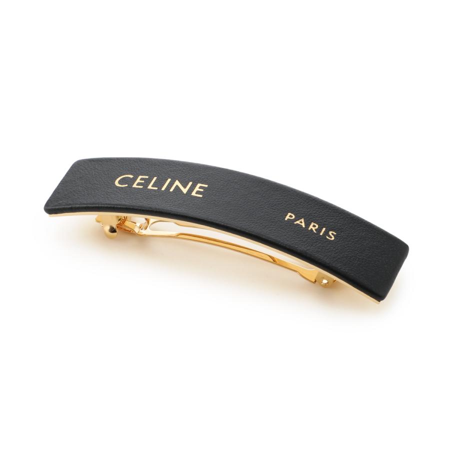 セリーヌ CELINE ヘアクリップ CELINE PARIS HAIR CLIP ブラック レディース b104e-2v02-38ngの画像