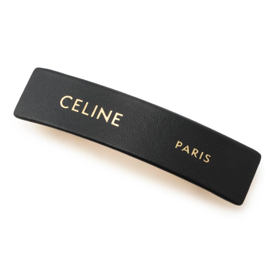 セリーヌ CELINE ヘアクリップ CELINE PARIS HAIR CLIP ブラック レディース b104e-2v02-38ngの画像