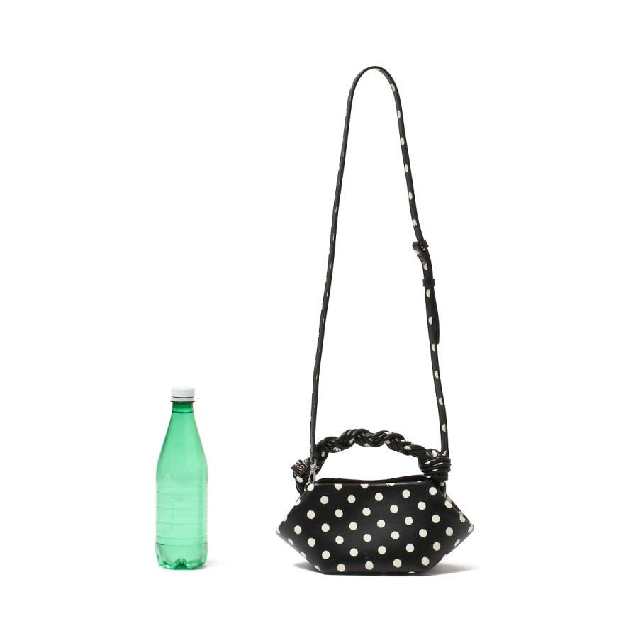 GANNI（ガニー） GANNI 2WAY BOU MINI PRINTED バタフライロゴ 刻印
