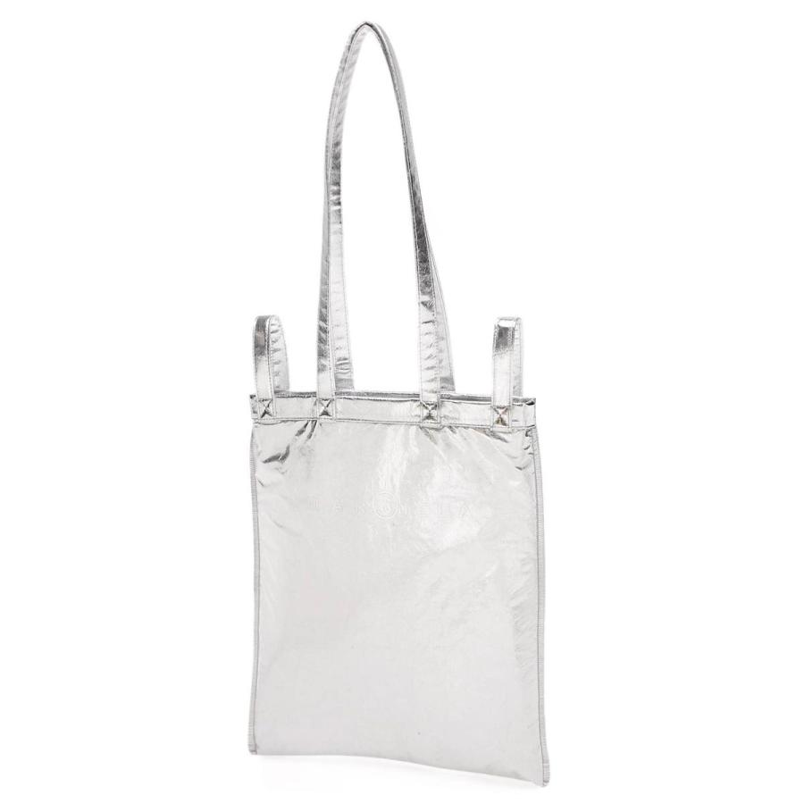メゾンマルジェラ　MM6 トートバッグ　ハンドバッグ　シルバー エムエム 6 メゾンマルジェラ MM6 Maison Margiela トートバッグ