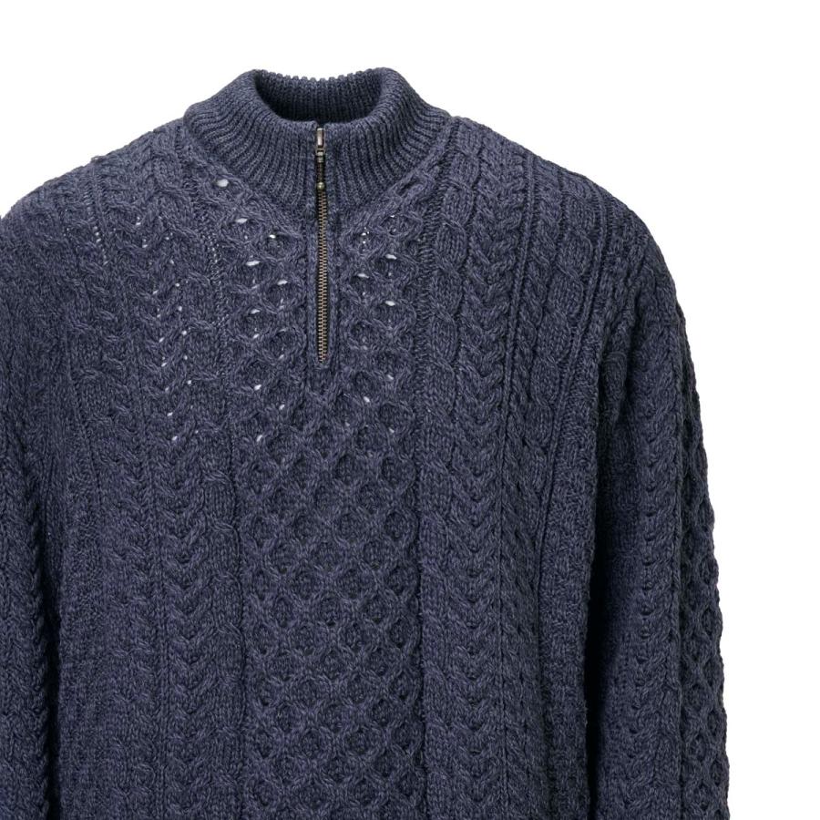 aran WOOLLEN MILLS（アランウーレンミルズ） ハイネックニット メンズ