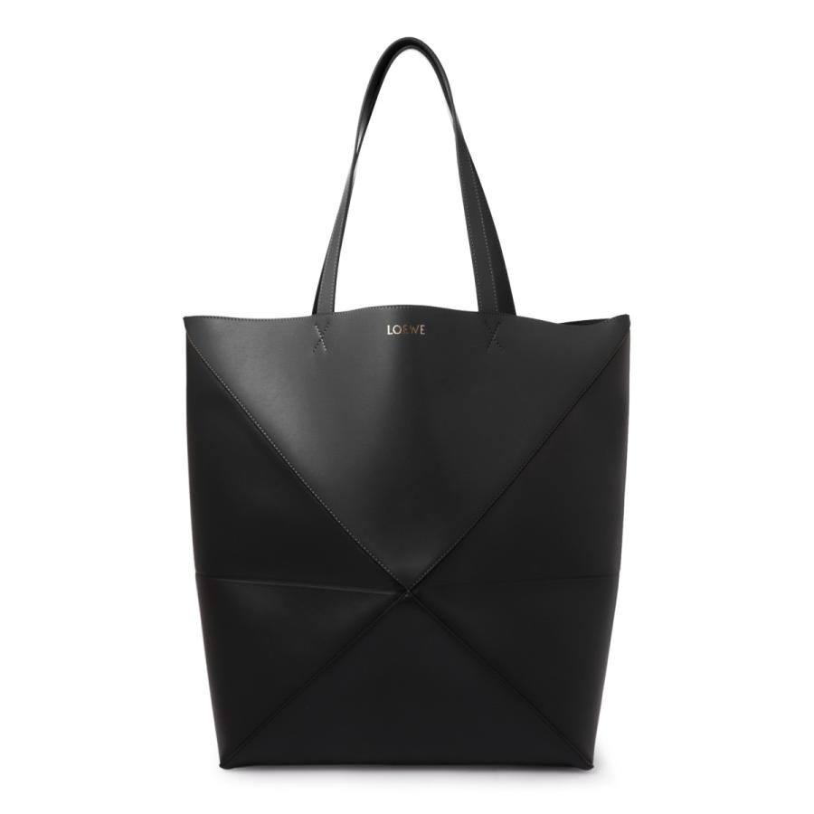 LOEWE ロエベ トートバッグ LARGE PUZZLE FOLD TOTE ブラック メンズ 