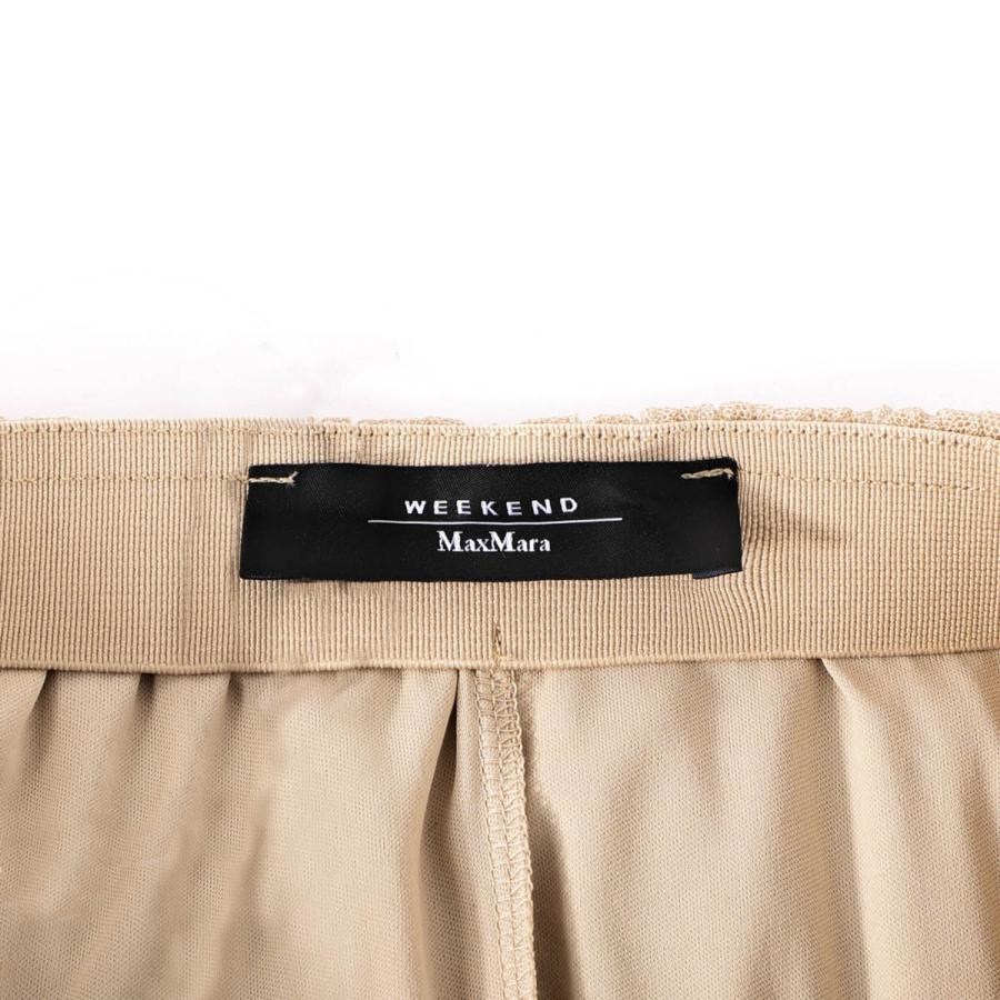 ウィークエンドマックスマーラ WEEKEND Max Mara プリーツスカート BABY ベビー チュール プリーツ スカート フレアスカート ベージュ レディースの画像