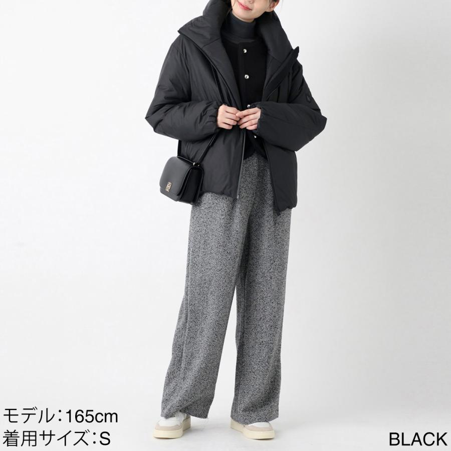 ベーコン BACON 中綿入り フーデッド ジャケット W CLOUD SUPERNOVA ブラック レディース bacnugia430-bac001-blackの画像