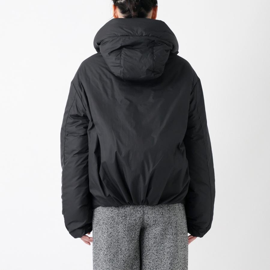 ベーコン BACON 中綿入り フーデッド ジャケット W CLOUD SUPERNOVA ブラック レディース bacnugia430-bac001-blackの画像