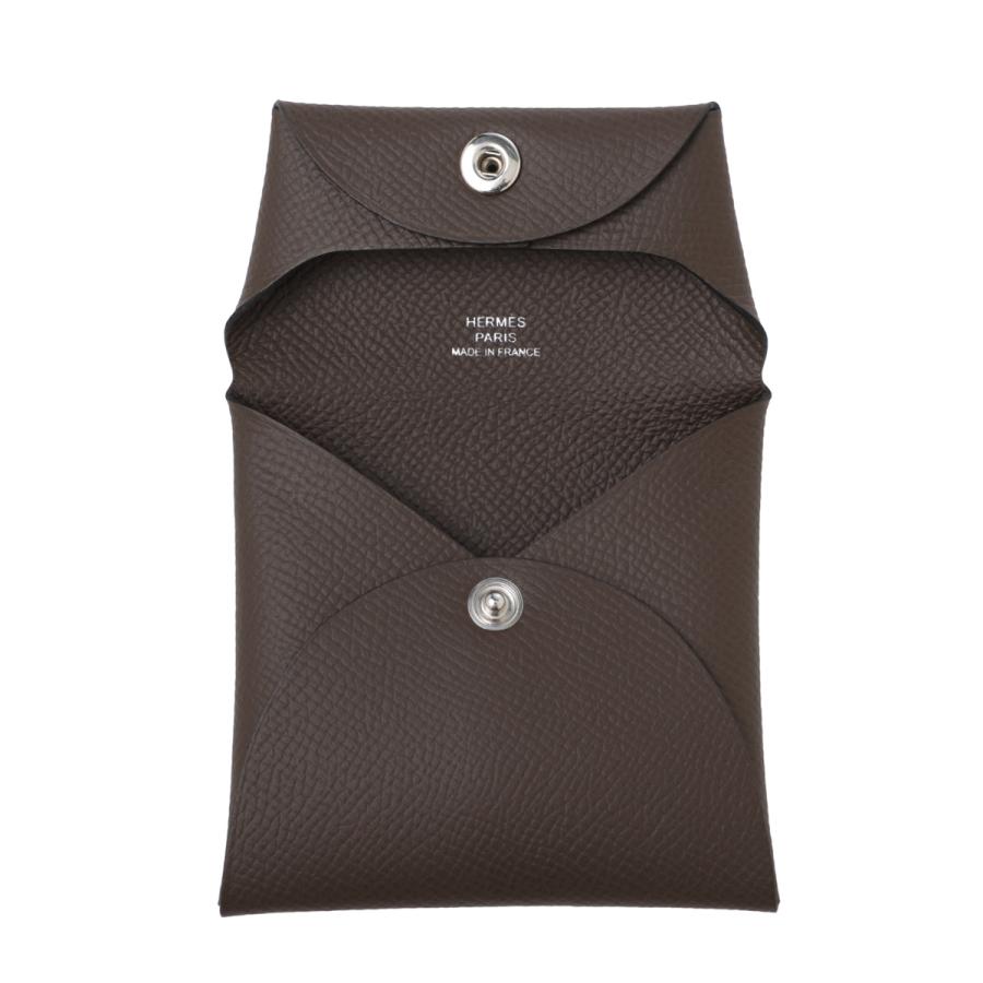 エルメス HERMES コインケース BASTIA CHANGE PURSE ブラウン メンズ bastia-epsom-b-ecorceの画像