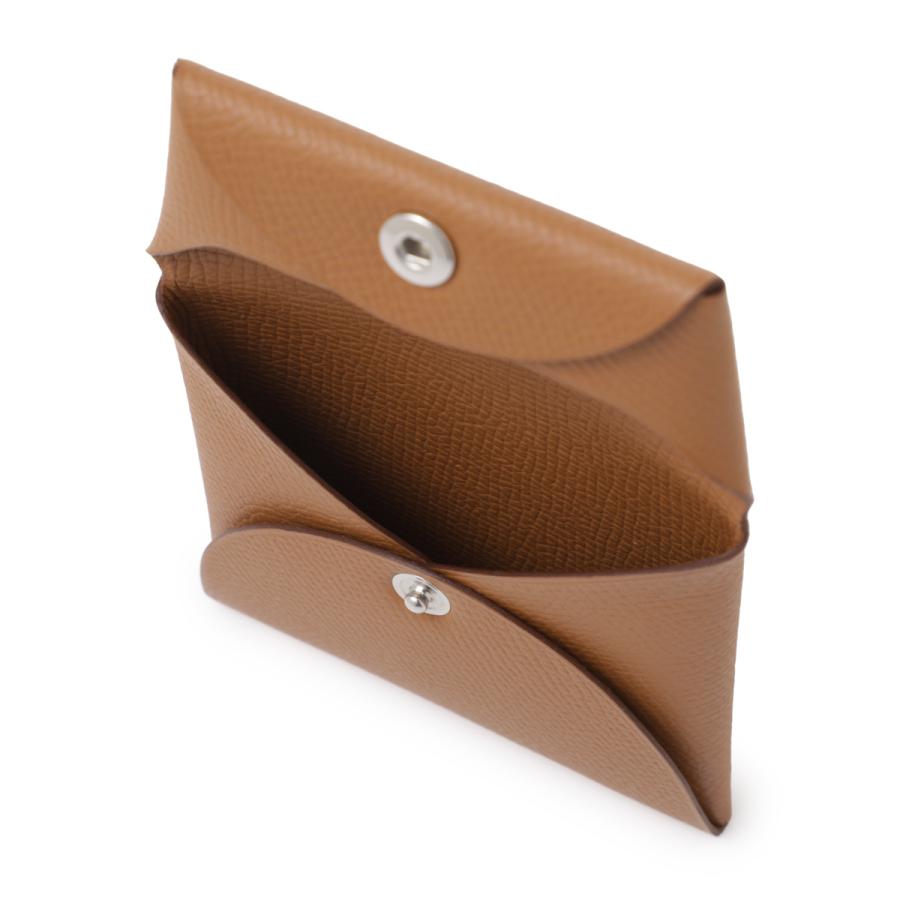 エルメス HERMES コインケース BASTIA CHANGE PURSE ブラウン メンズ