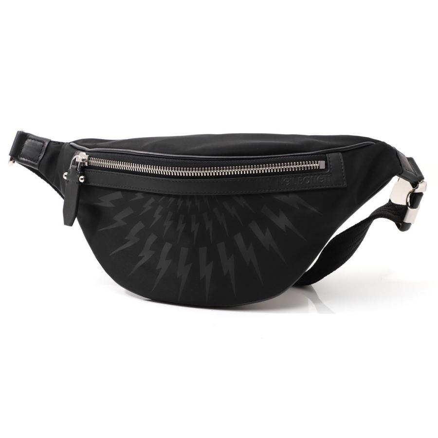 ニールバレット Neil Barrett ボディバッグ Thunderbolt Fair Isle Nylon Leather Belt Bag ベルトバッグ ウエストポーチ ブラック メンズ o211a M9101 0101 モダンブルーyahoo 店 通販 Yahoo ショッピング