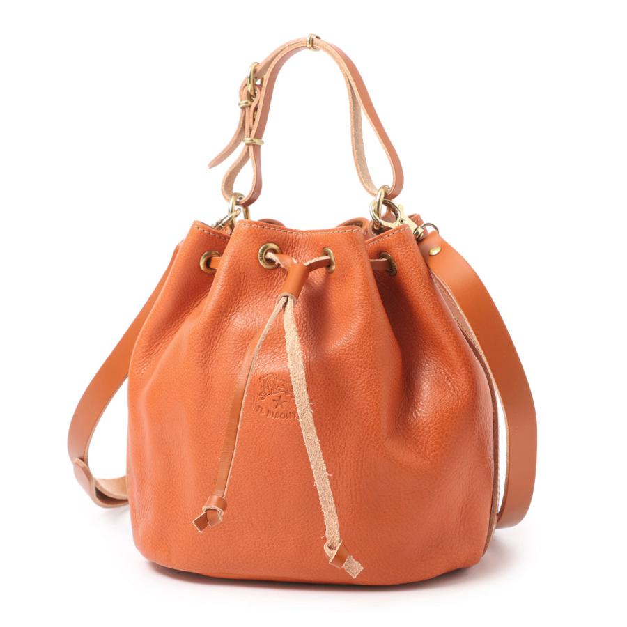 イルビゾンテ IL BISONTE ハンドバッグ BBU001 BUCKET BAG ショルダーバッグ レディース bbu001-pv0001-ca127b-caramelの画像