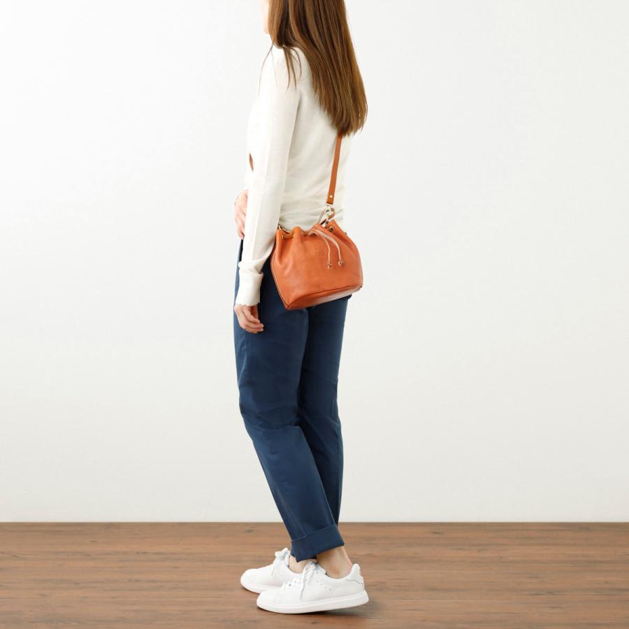 イルビゾンテ IL BISONTE ハンドバッグ BBU001 BUCKET BAG ショルダーバッグ レディース bbu001-pv0001-ca127b-caramelの画像