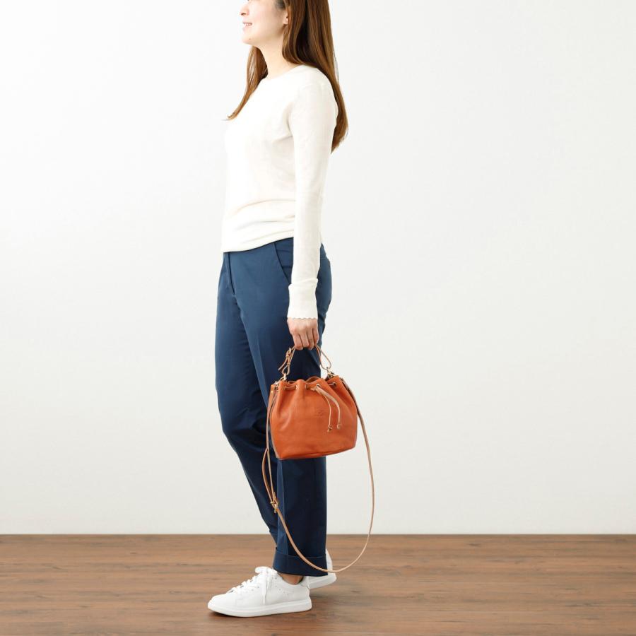 イルビゾンテ IL BISONTE ハンドバッグ BBU001 BUCKET BAG ショルダーバッグ レディース bbu001-pv0001-ca127b-caramelの画像