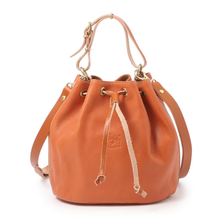 イルビゾンテ IL BISONTE ハンドバッグ BBU001 BUCKET BAG ショルダーバッグ レディース bbu001-pv0001-ca127b-caramelの画像