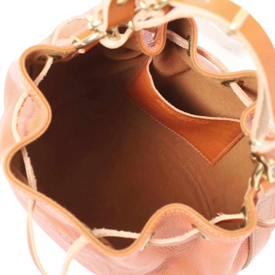 イルビゾンテ IL BISONTE ハンドバッグ BBU001 BUCKET BAG ショルダーバッグ レディース bbu001-pv0001-ca127b-caramelの画像