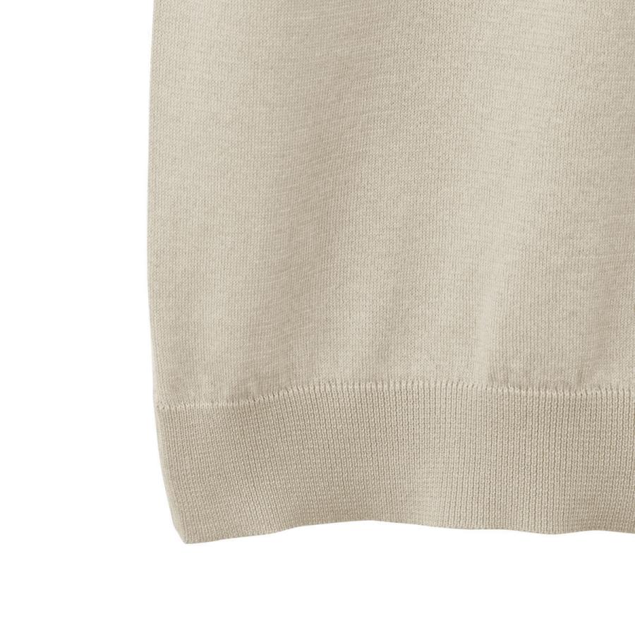 【新品】茶系XL☆ジョンスメドレー コットンクルーネックショートスリーブニット クルーネック｜JOHN SMEDLEY｜ジョンスメドレー日本公式