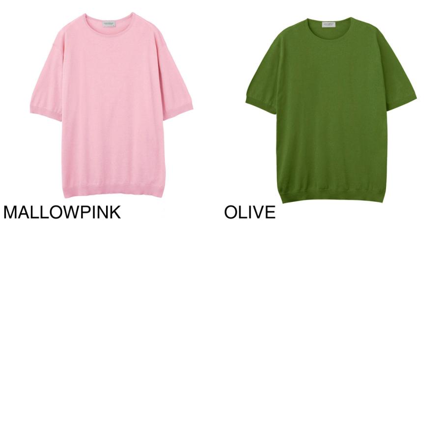 JOHN SMEDLEY（ジョンスメドレー） Tシャツ クルーネック 半袖 ニット
