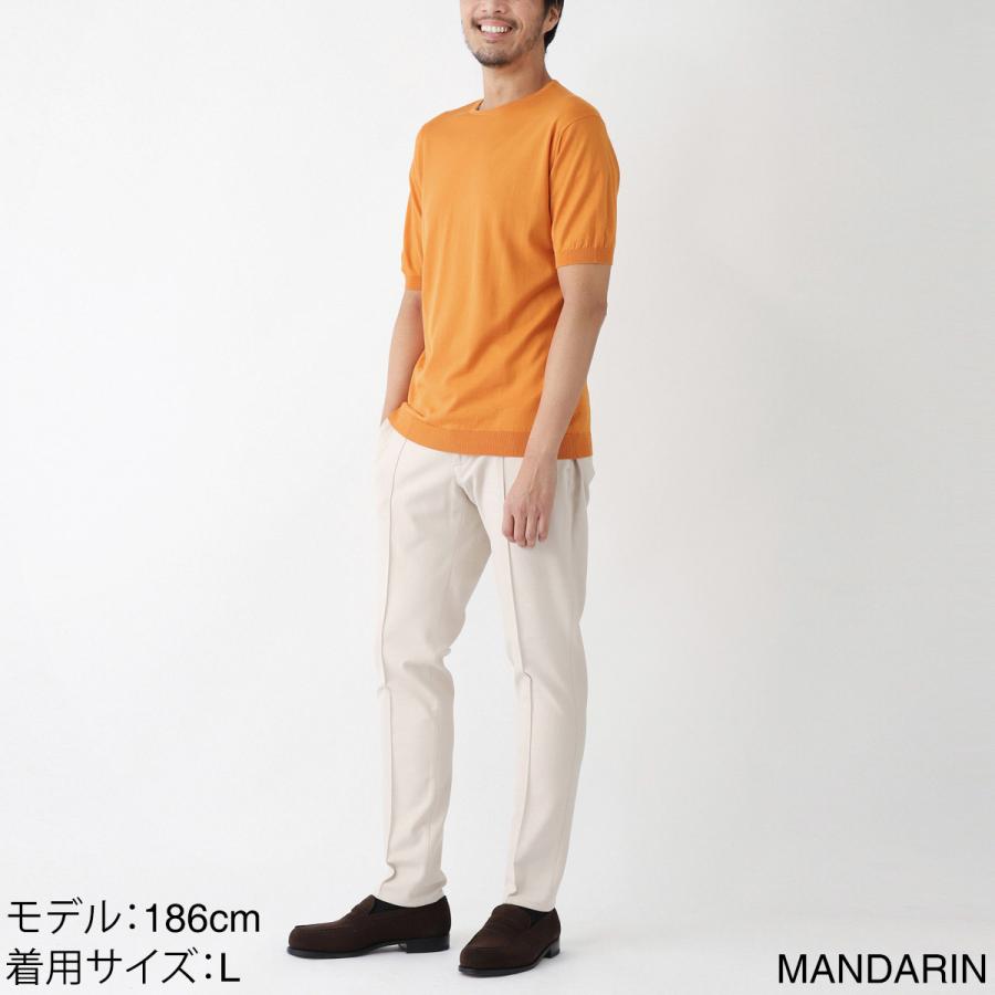 JOHN SMEDLEY（ジョンスメドレー） Tシャツ クルーネック 半袖 ニット