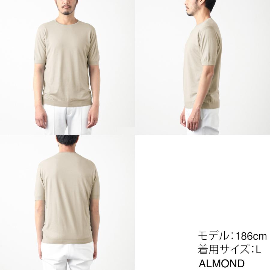 JOHN SMEDLEY（ジョンスメドレー） Tシャツ クルーネック 半袖 ニット