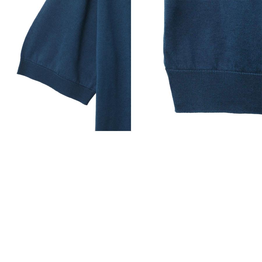 JOHN SMEDLEY ジョンスメドレー クルーネック半袖ニット BELDEN シー 