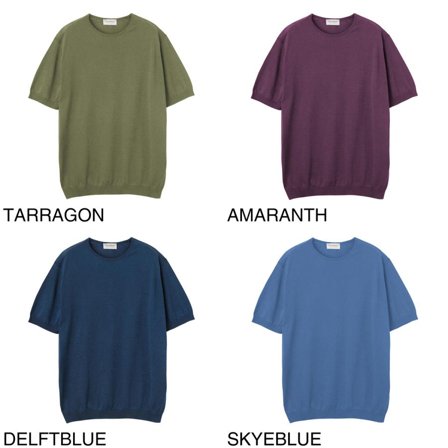 JOHN SMEDLEY（ジョンスメドレー） クルーネック半袖ニット BELDEN