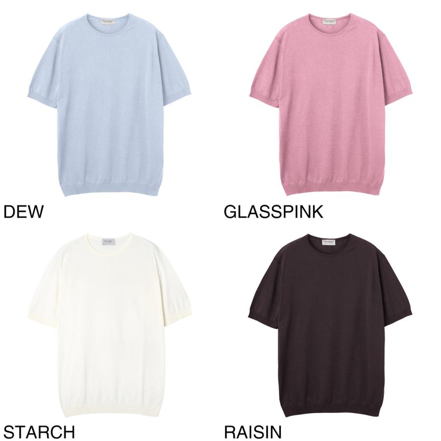 JOHN SMEDLEY（ジョンスメドレー） Tシャツ クルーネック半袖 ニット