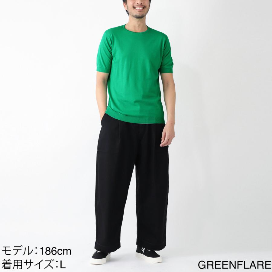 ジョンスメドレー　BELDEN サイズS ニットT JOHN SMEDLEY（ジョンスメドレー） クルーネック半袖ニット BELDEN