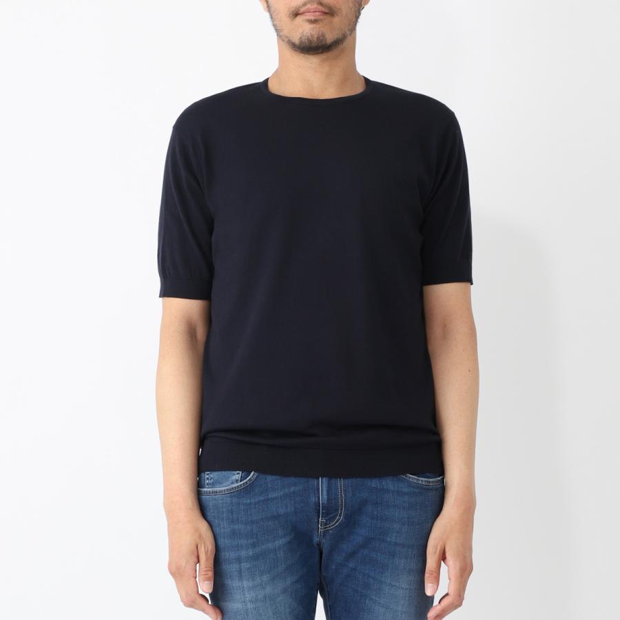 JOHN SMEDLEY（ジョンスメドレー） クルーネック半袖ニット BELDEN