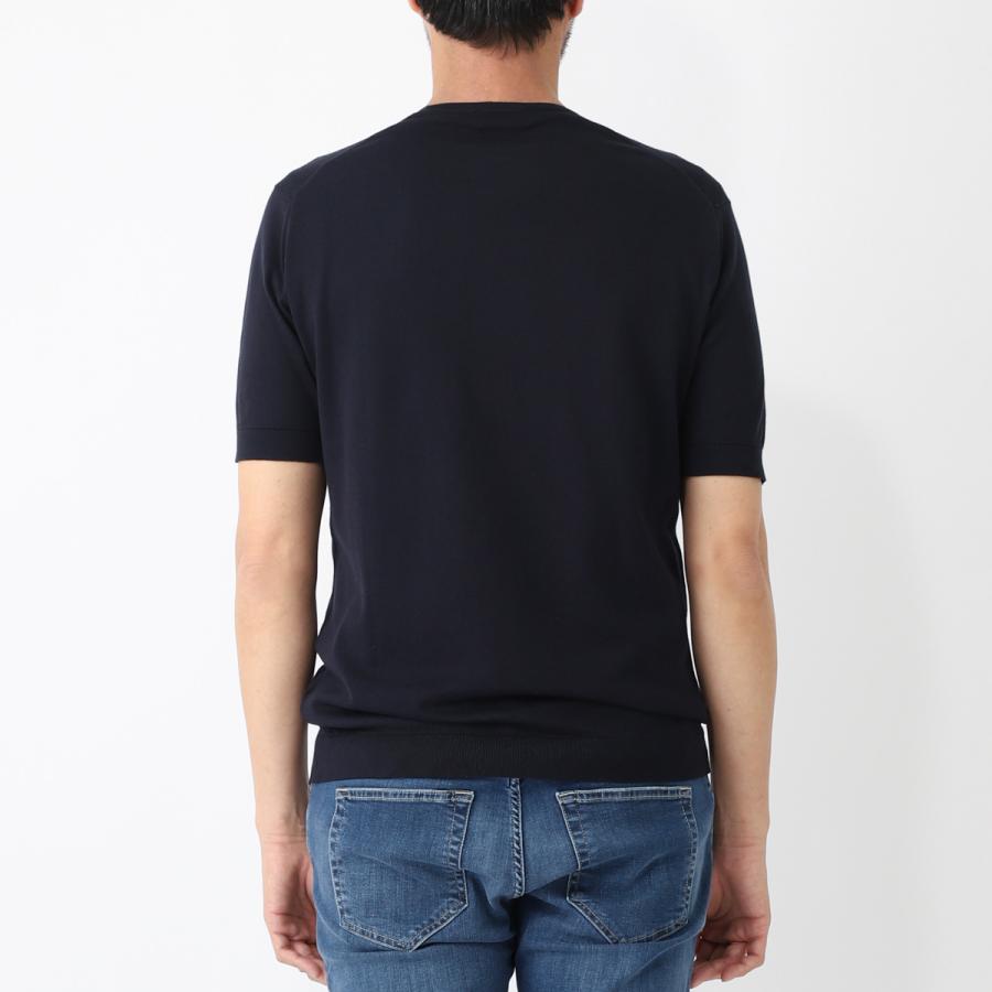 JOHN SMEDLEY ジョンスメドレー クルーネック半袖ニット BELDEN シー 