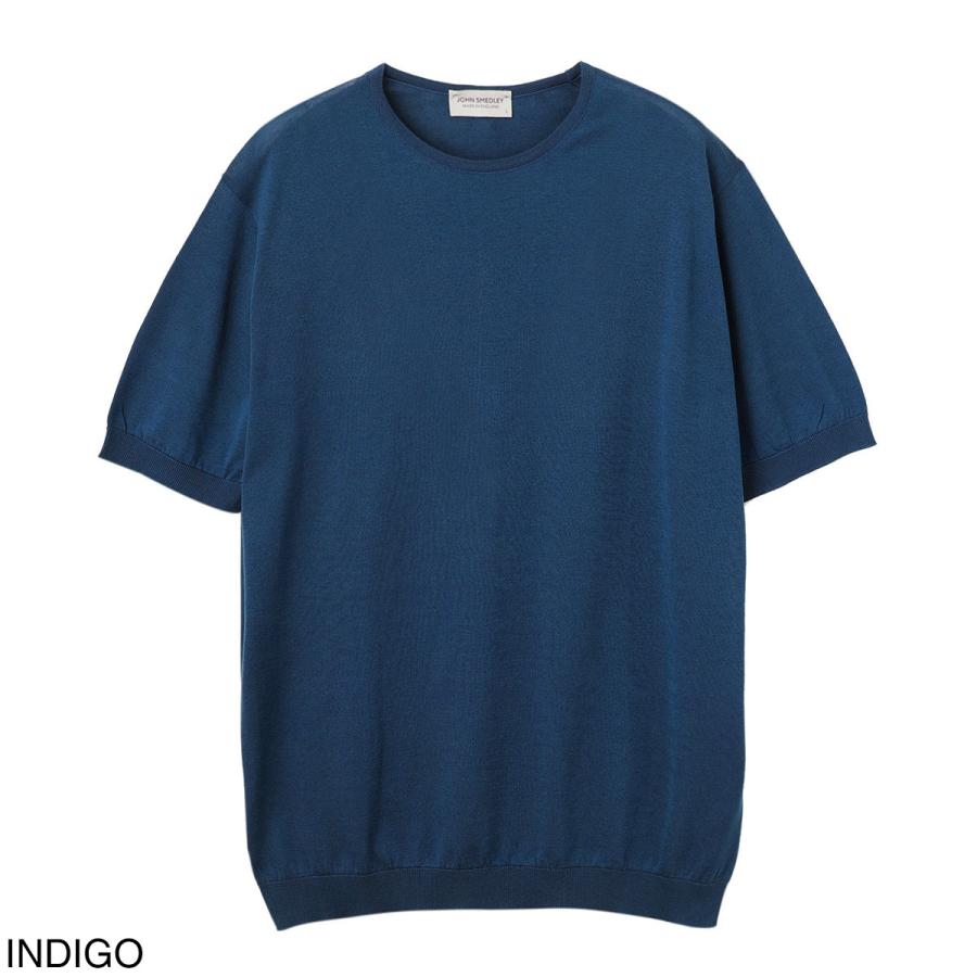 JOHN SMEDLEY ジョンスメドレー クルーネック半袖ニット BELDEN シー 