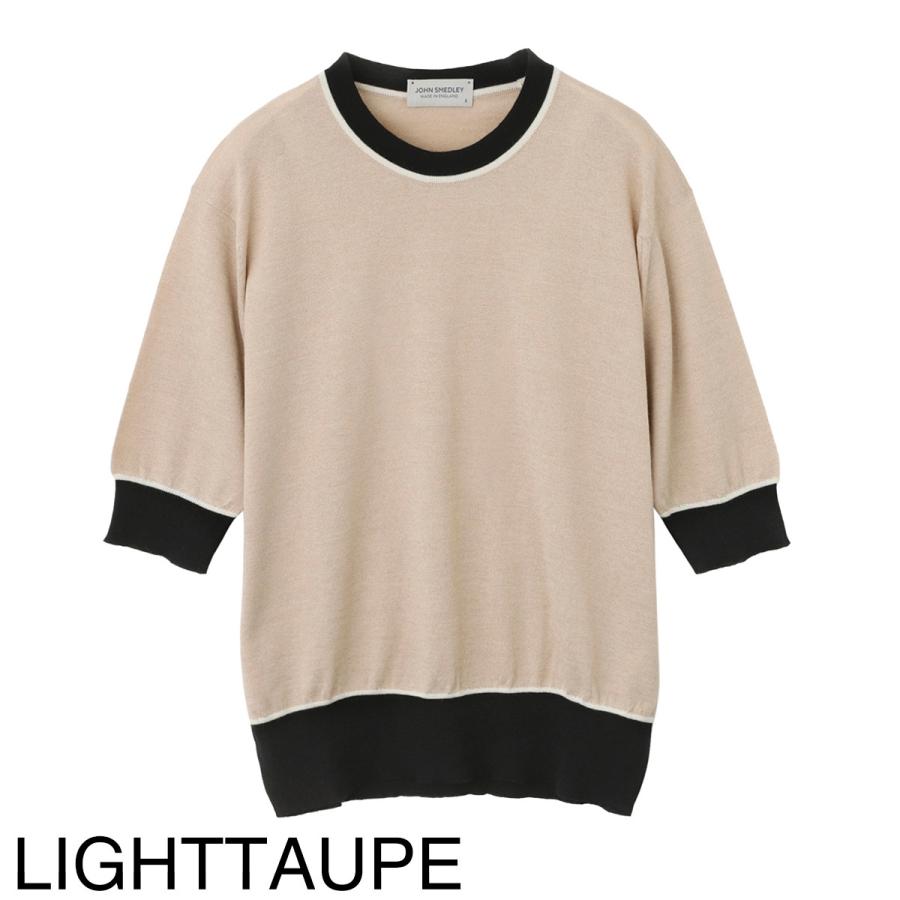 JOHN SMEDLEY（ジョンスメドレー） クルーネック半袖ニット BELLA 30