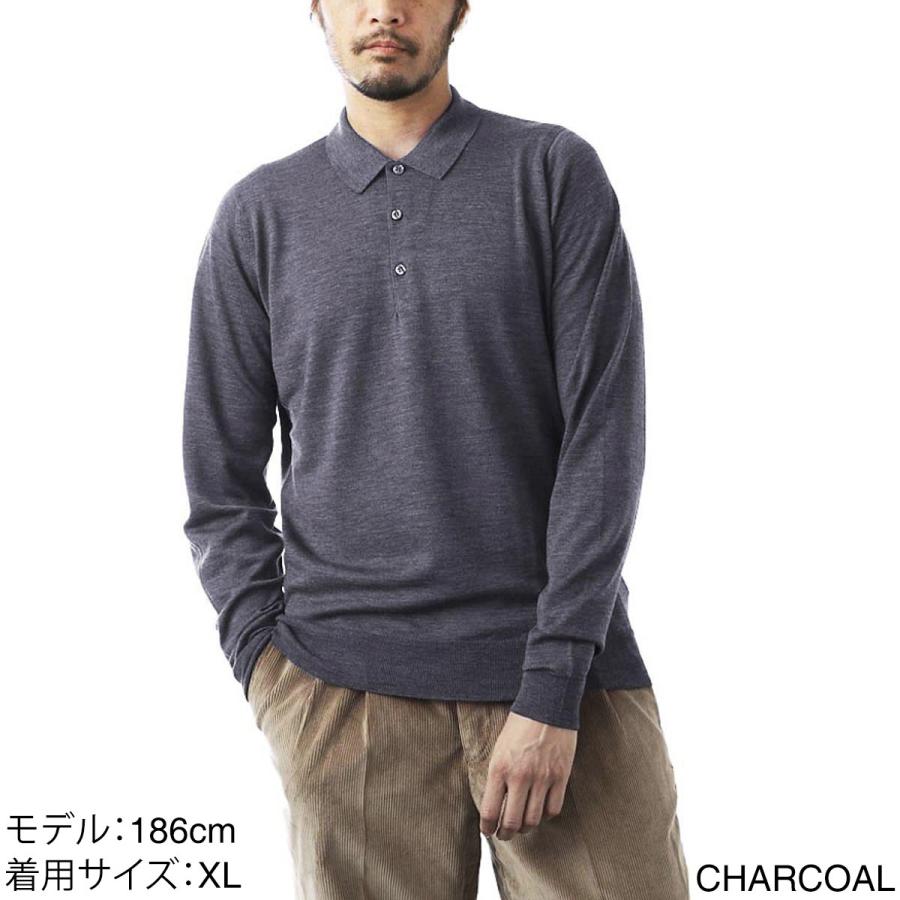 ジョンスメドレー JOHN SMEDLEY 長袖 ポロシャツ BELPER エクストラ 
