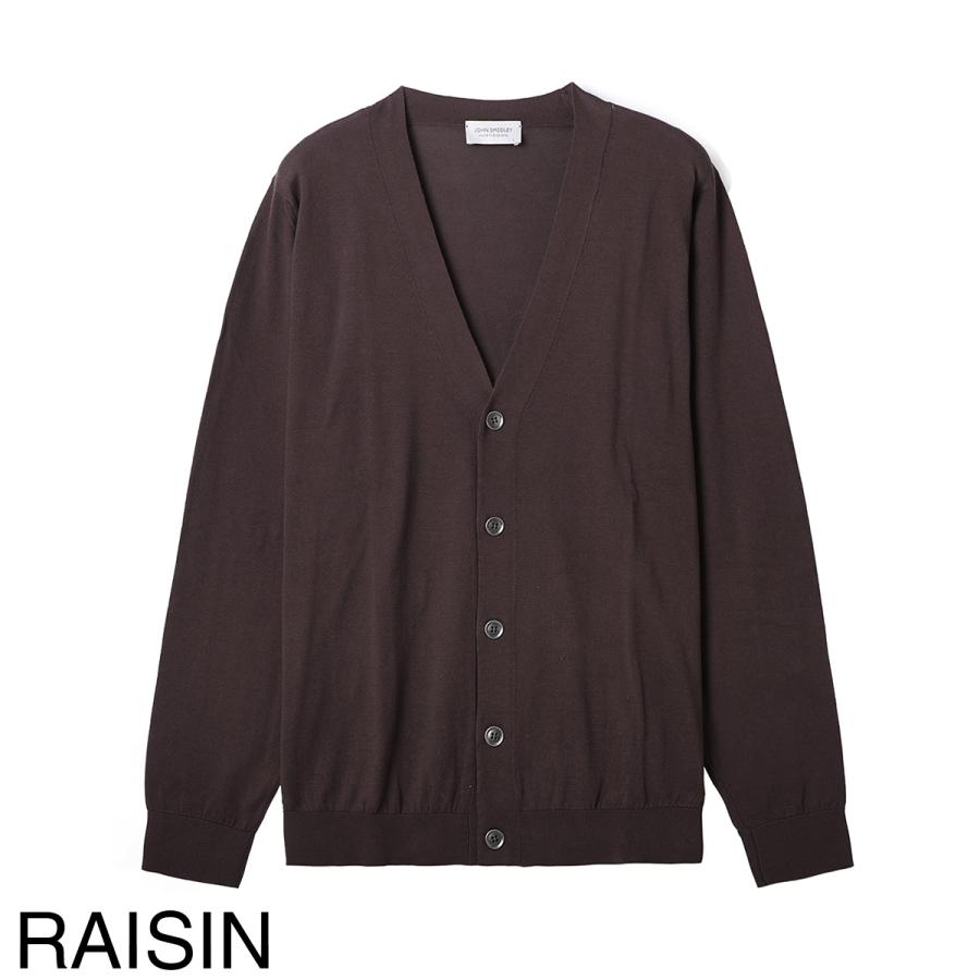 ジョンスメドレー JOHN SMEDLEY Vネック カーディガン BERNARD ベルナード シーアイランドコットン 30ゲージ EASY FIT メンズ bernard-navyの画像