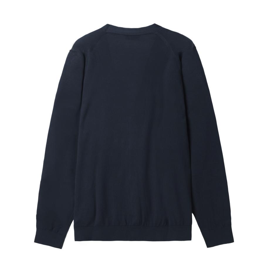 ジョンスメドレー JOHN SMEDLEY Vネック カーディガン BERNARD ベルナード シーアイランドコットン 30ゲージ EASY FIT メンズ bernard-navyの画像