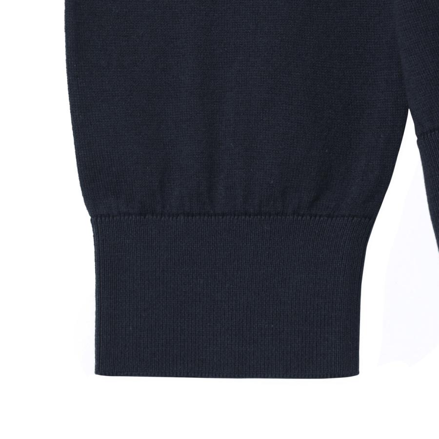 ジョンスメドレー JOHN SMEDLEY Vネック カーディガン BERNARD ベルナード シーアイランドコットン 30ゲージ EASY FIT メンズ bernard-navyの画像