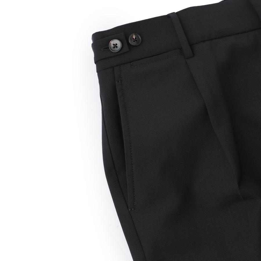 ベルウィッチ BERWICH スラックス BERTO WOOL POLY STRETCH ウールパンツ メンズ berto-gt1442x-blackの画像