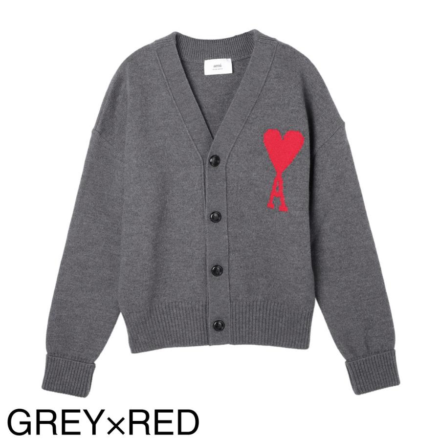 アミパリス カーディガン AMI paris Vネック カーデ ADC CARDIGAN メンズの画像