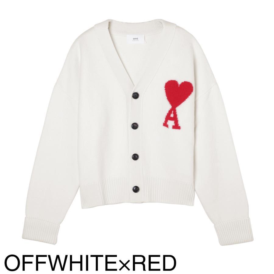 アミパリス カーディガン AMI paris Vネック カーデ ADC CARDIGAN メンズの画像