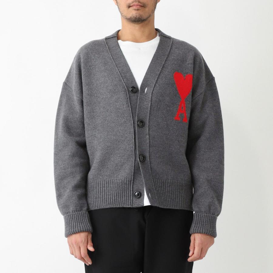 AMI Alexandre Mattiussi アミ AMI Vネック カーディガン ADC CARDIGAN