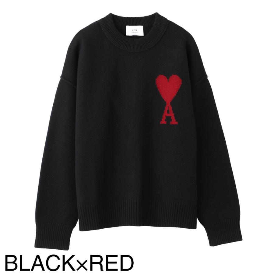 AMI Alexandre Mattiussi アミ クルーネックニット RED DE COEUR  