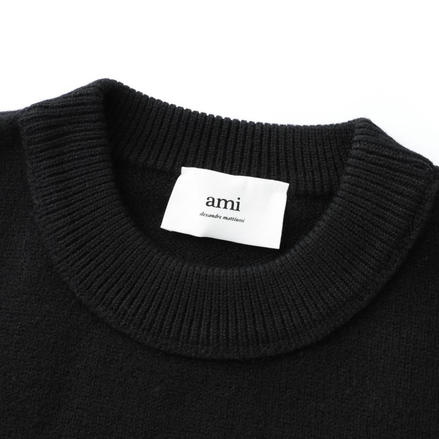 AMI Alexandre Mattiussi アミ AMI クルーネックニット RED AMI DE
